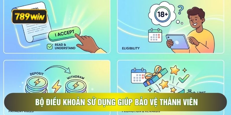 Bộ điều khoản sử dụng giúp bảo vệ thành viên